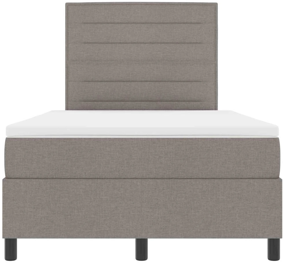 Kiemas lova su LED juostelėmis Tortora 120 x 190 cm audinys