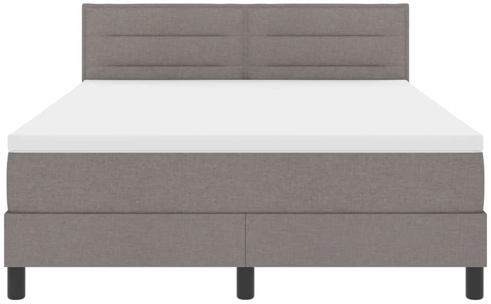 Kiemas lova su LED juostelėmis Tortora 160 x 200 cm audinys