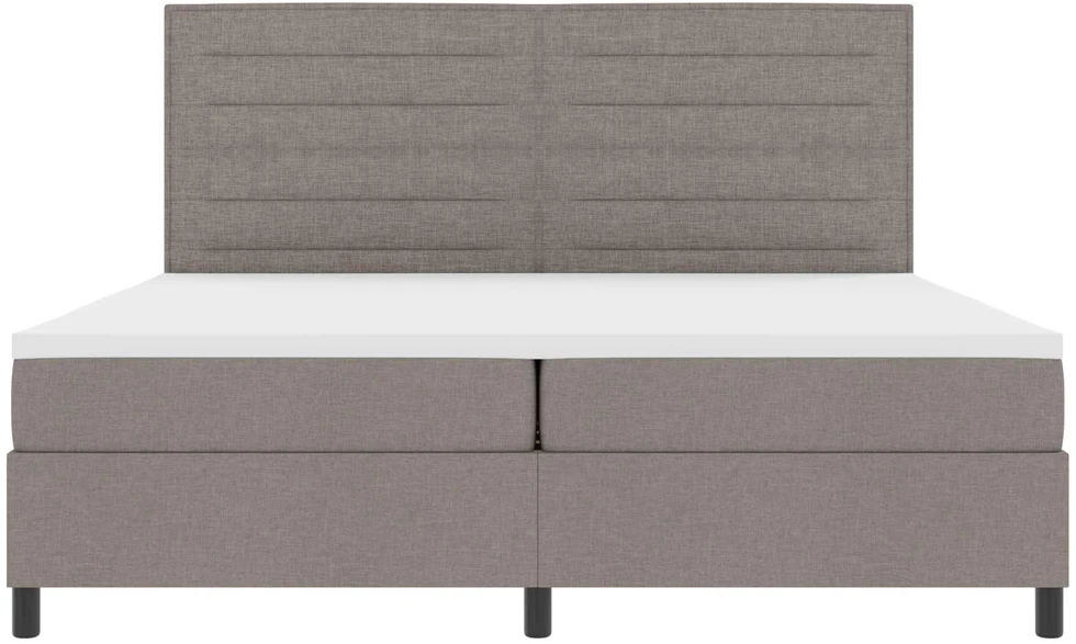 Kiemas lova su LED juostelėmis Tortora 200 x 200 cm audinys