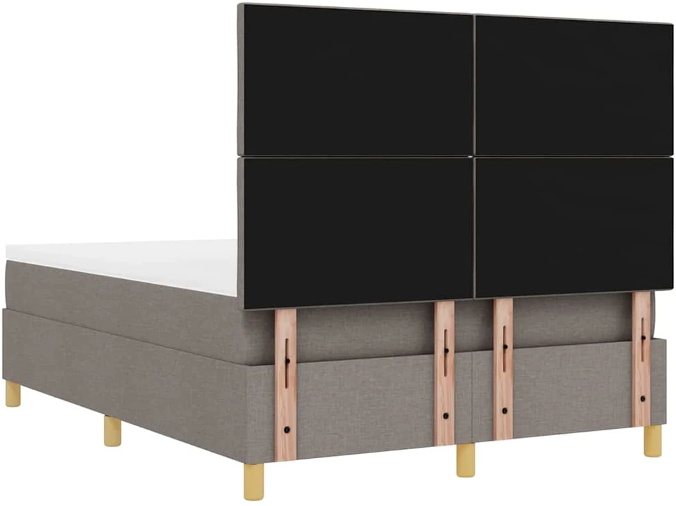 Kiemas lova su pagalve Tortora 200 x 140 cm audinys