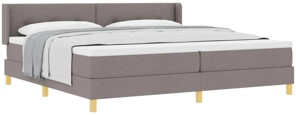 Kiemas lova su pagalve Tortora 200 x 200 cm audinys