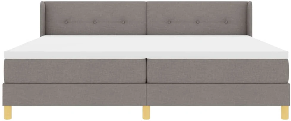 Kiemas lova su pagalve Tortora 200 x 200 cm audinys