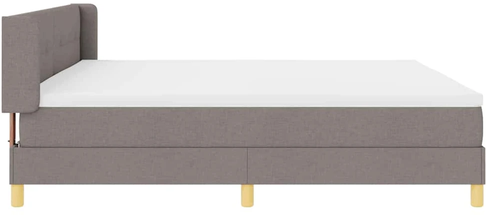 Kiemas lova su pagalve Tortora 200 x 200 cm audinys