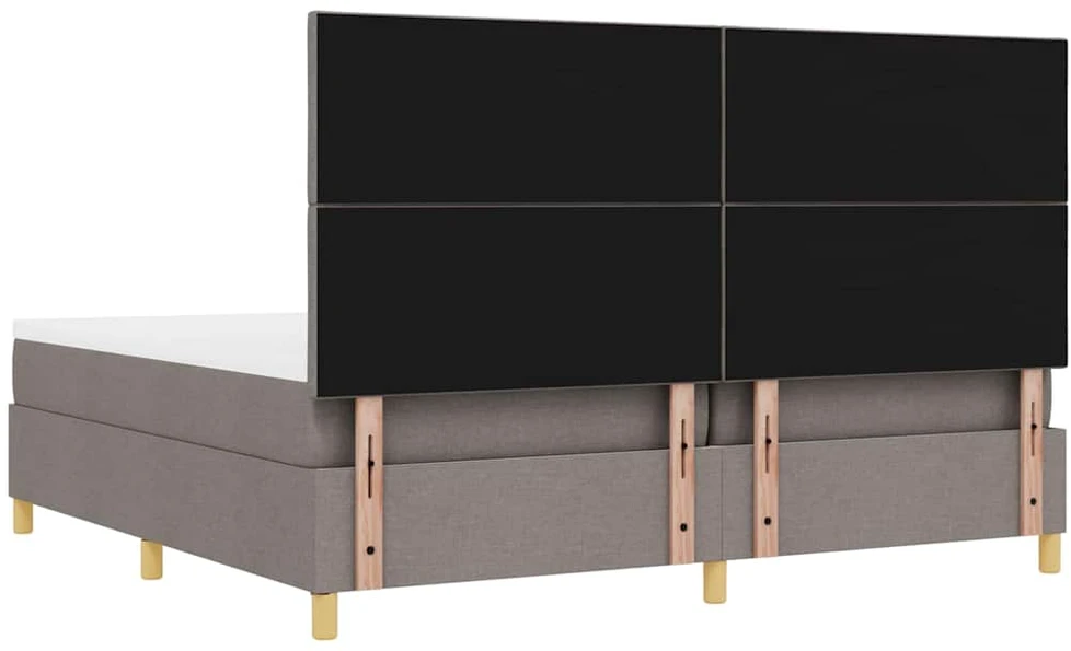 Kiemas lova su pagalve Tortora 200 x 200 cm audinys