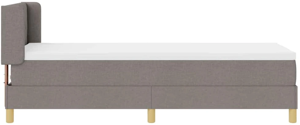 Kiemas lova su pagalve Tortora 200 x 80 cm audinys