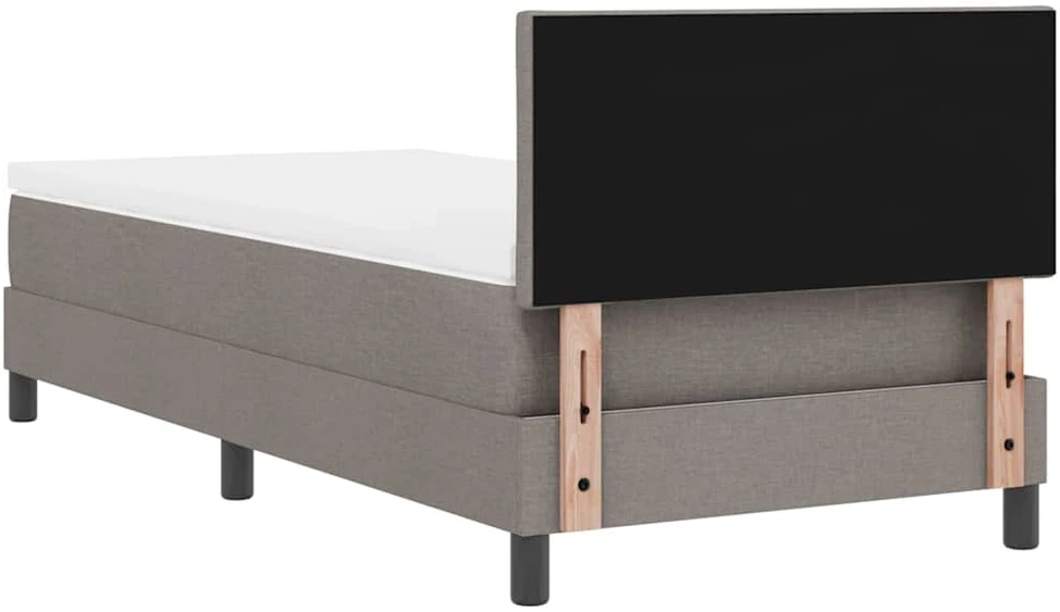 Kiemas lova su pagalve Tortora 90 x 200 cm audinys