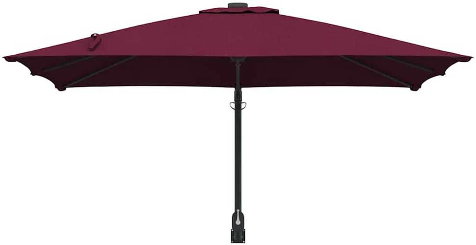 Sodo skėtis 248,5 x 247,5 x 160 cm Poliesteris ir plienas