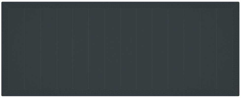 Oro sąlygoms atsparus sodo stalas Antracitas 250 x 100 x 73 cm