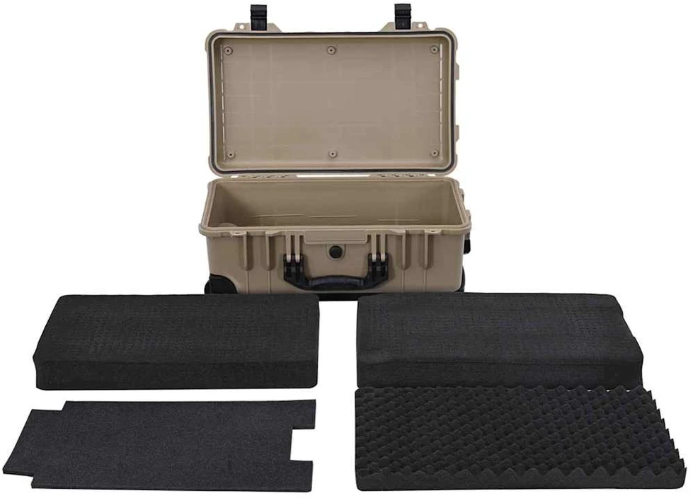 Kieta bagažo dėžė Smėlio 56 x 35 x 23 cm Polipropilenas ir ABS