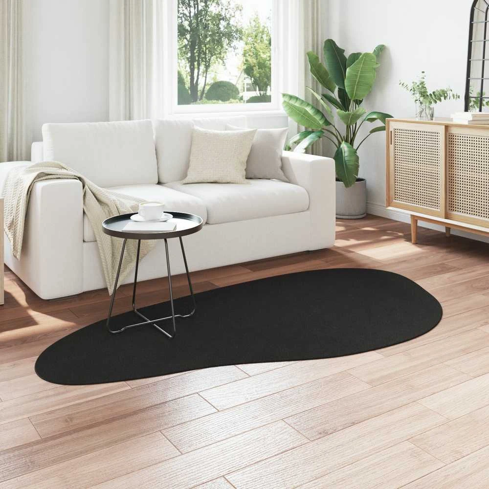 Kilimas HUARTE Juoda 100 x 200 cm Poliesteris