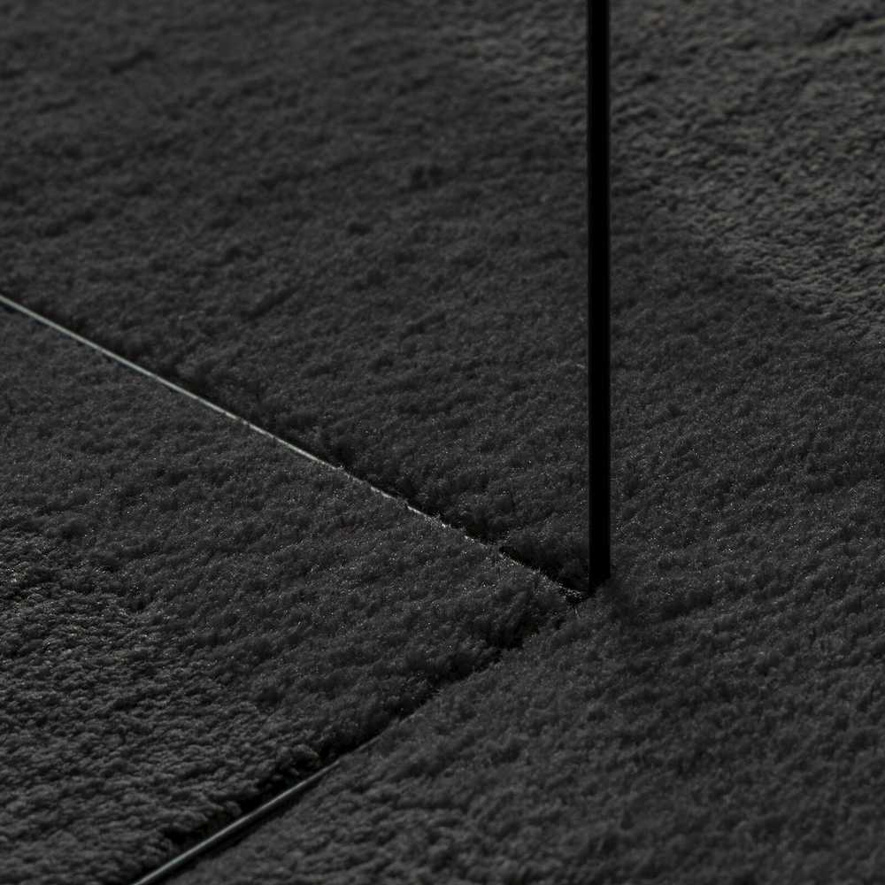 Kilimas HUARTE Juoda 160 x 230 cm Poliesteris