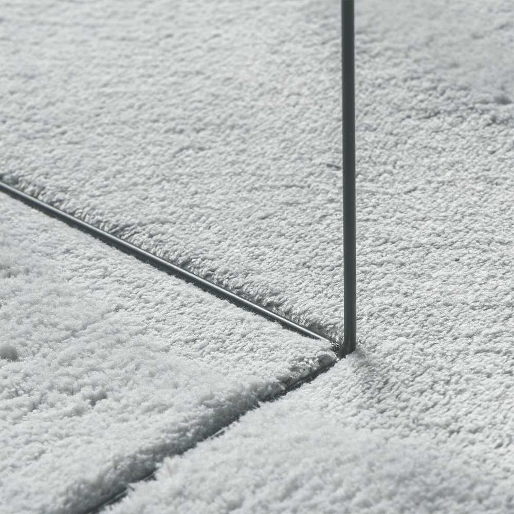 Kilimas HUARTE Pilka 160 x 230 cm Poliesteris