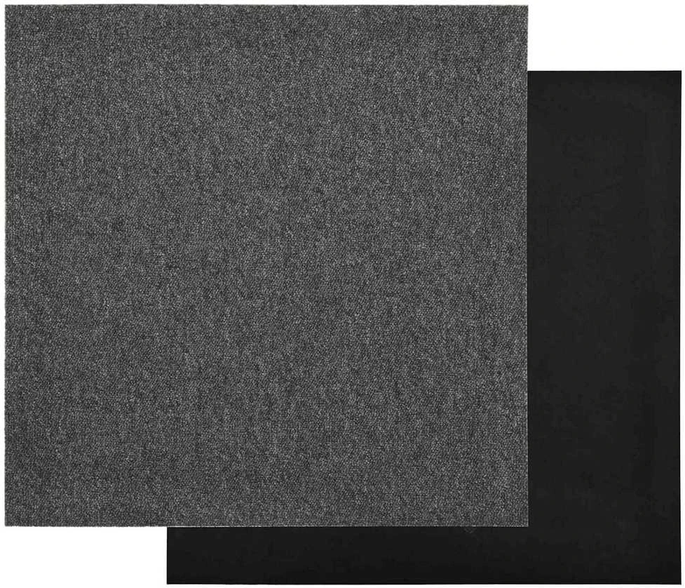 Kilimas 20 vnt. Antracito 50 x 50 cm 100% polipropileno