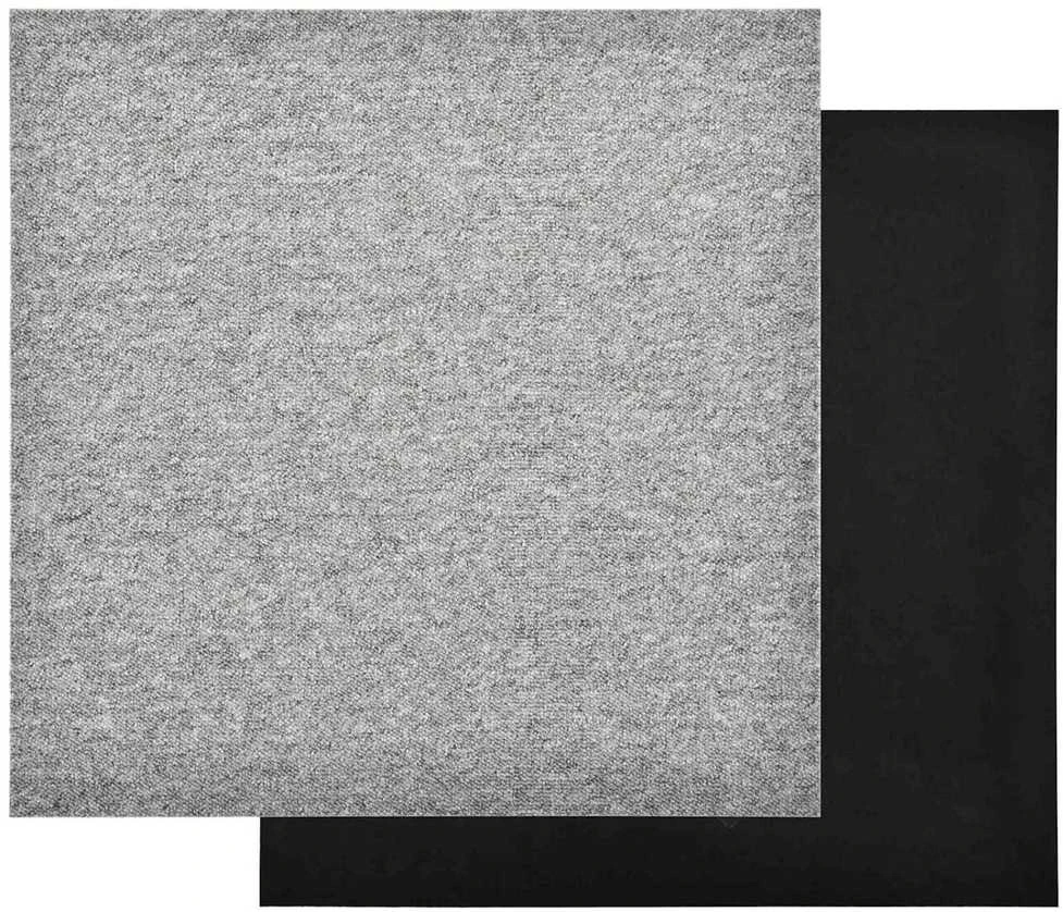Kilimas 20 vnt. Šviesiai pilka 50 x 50 cm 100% polipropileno