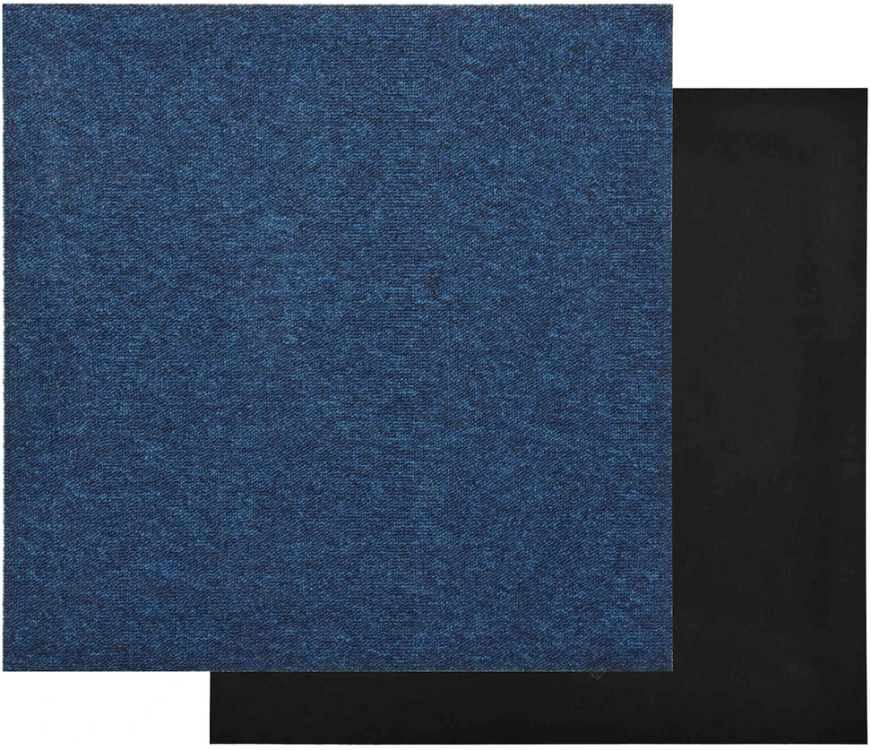 Kilimas 20 vnt. Tamsiai mėlyna 50 x 50 cm 100% polipropileno