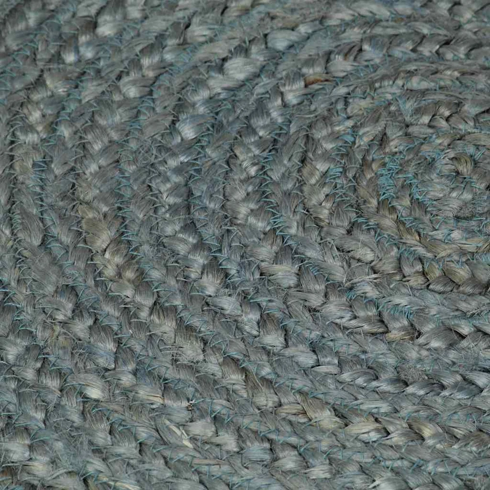 Kilimas, alyvuogių žal. sp., 90cm, džiutas, apval., rankų darbo