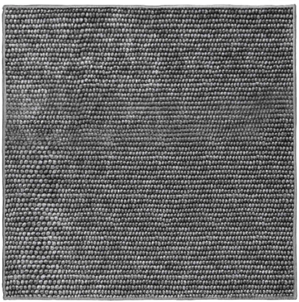 Kilimas Antracito 100 x 100 cm 100% poliesteris 3 mm Plaunamas