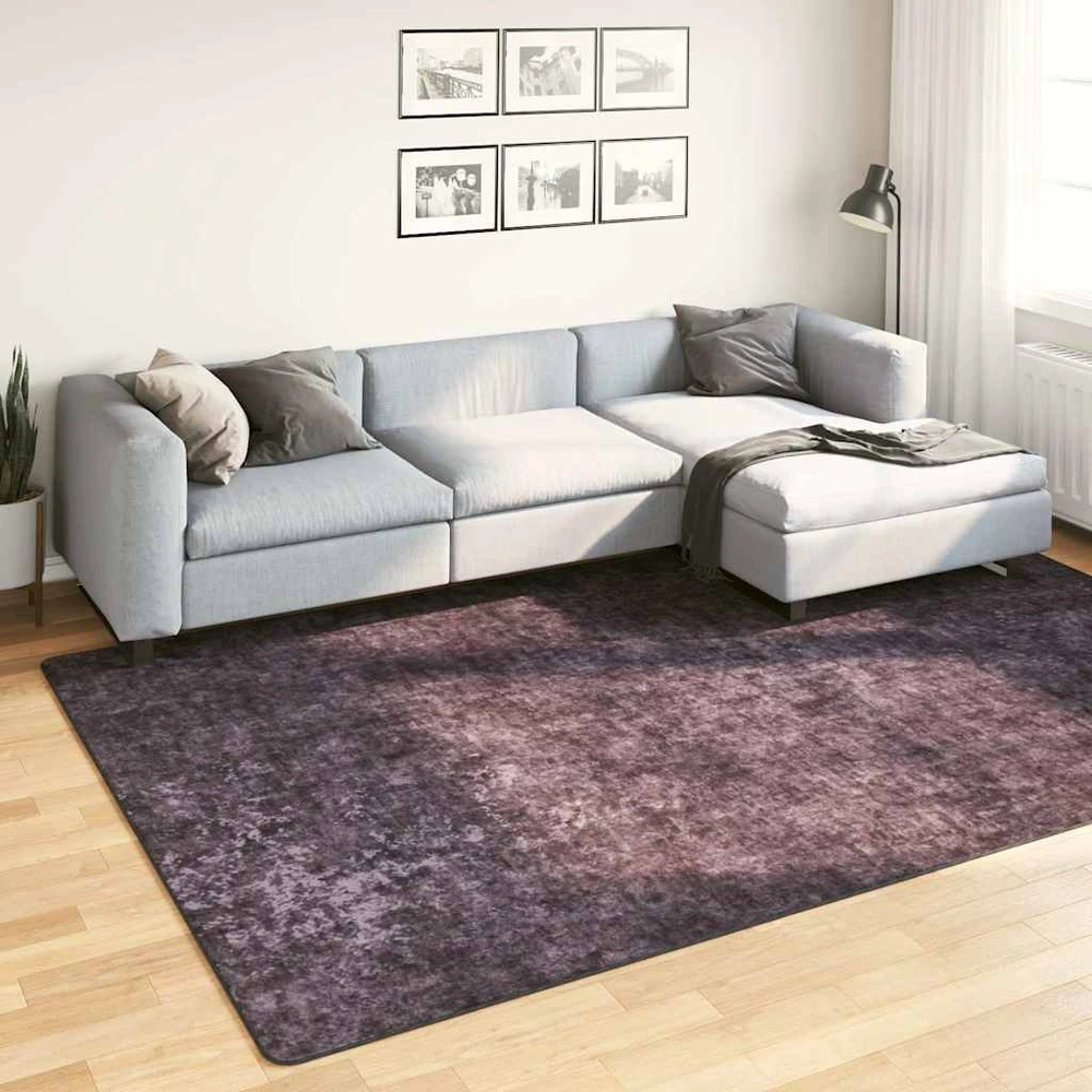 Kilimas, antracito spalvos, 190x300cm, neslystantis, skalbiamas