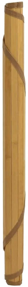 Kilimas, apvalus, natūralus, 100 cm, bambukas