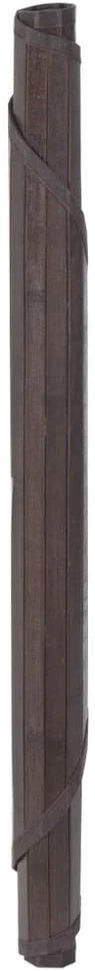 Kilimas, apvalus, tamsiai rudas, 100 cm, bambukas