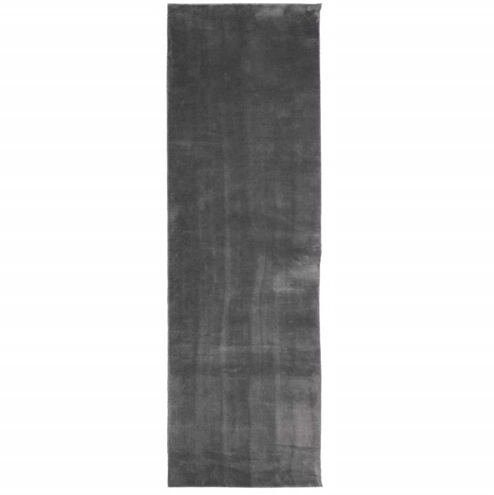 Kilimas HUARTE, antracito, 80x250cm, trumpi šereliai