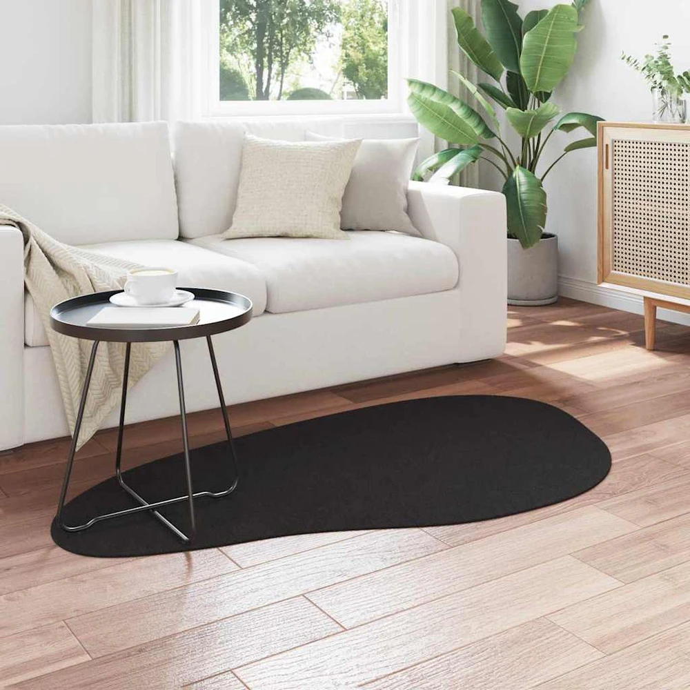Kilimas HUARTE Juoda 80 x 150 cm Poliesteris