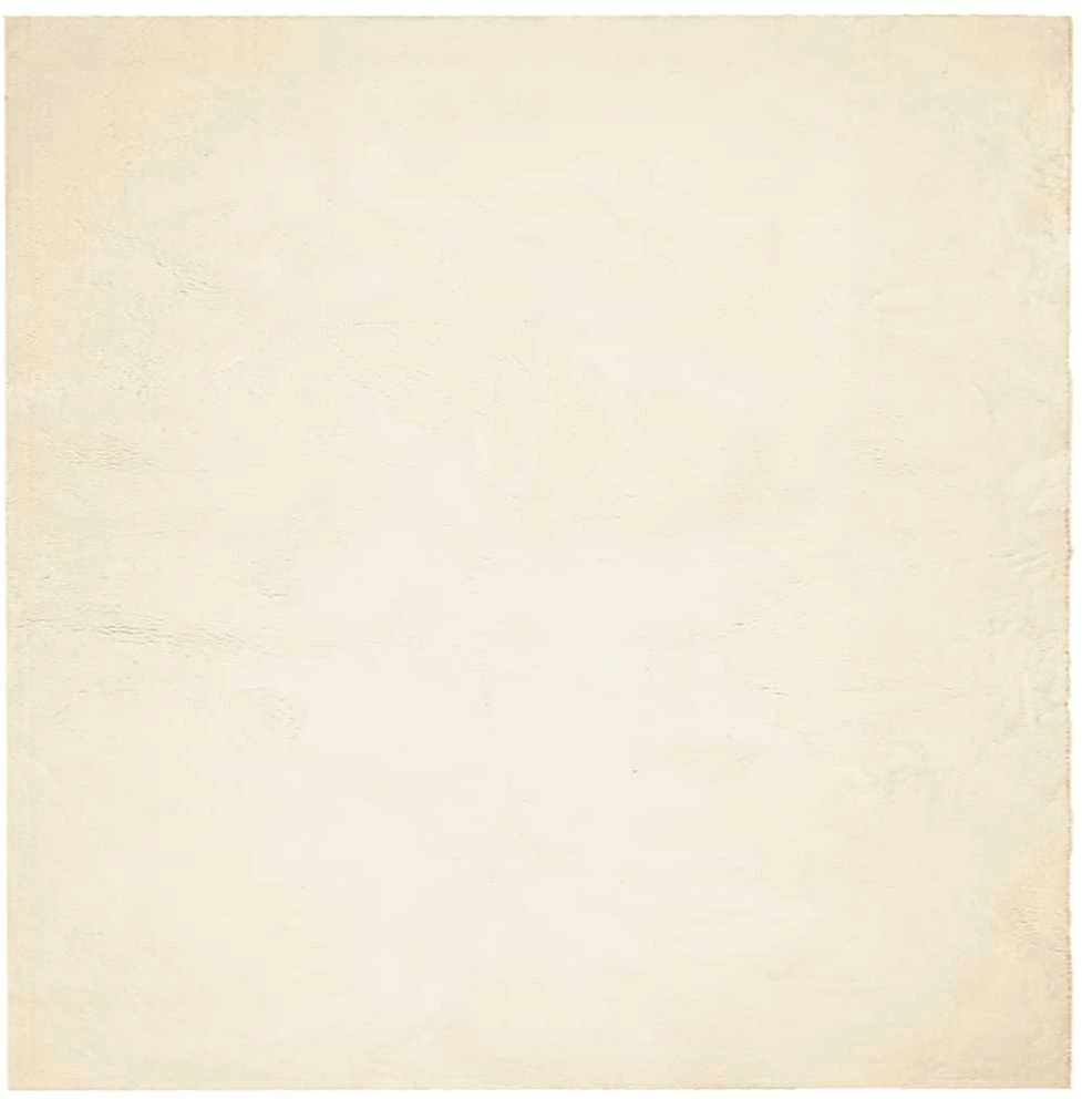 Kilimas HUARTE, kreminės spalvos, 240x240 cm, trumpi šereliai