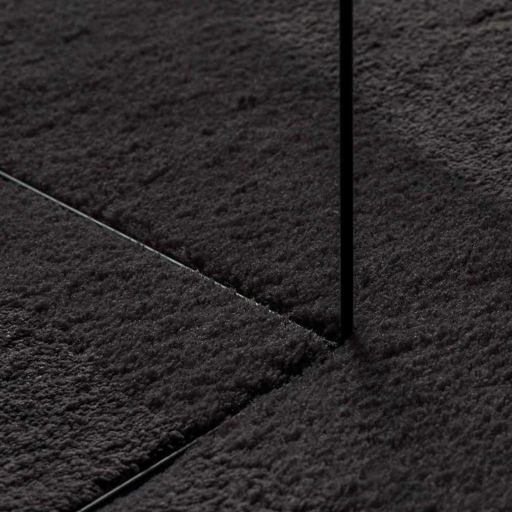 Kilimas HUARTE Juoda 80 x 150 cm Poliesteris