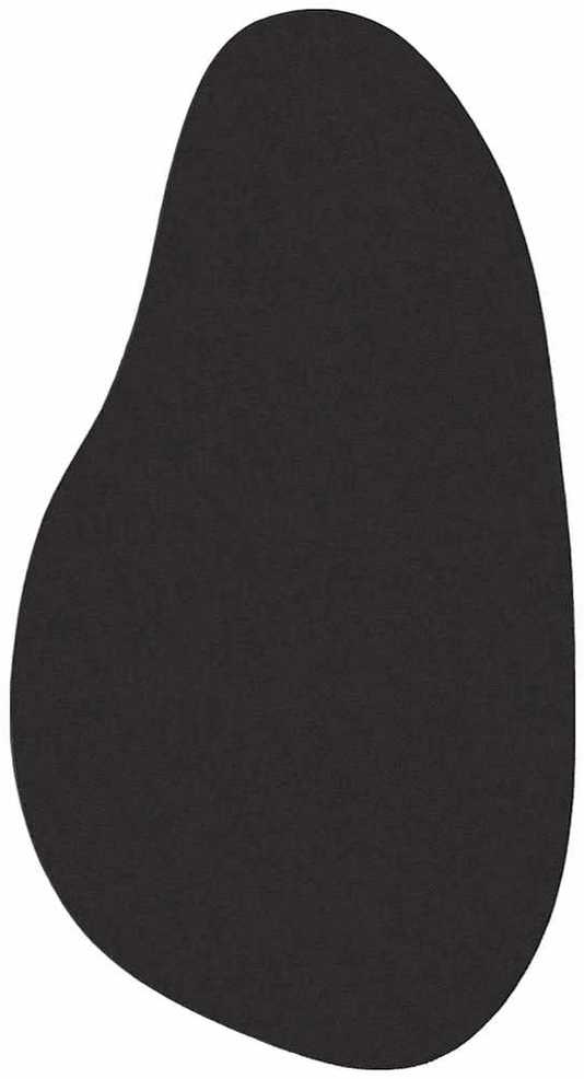 Kilimas HUARTE Juoda 80 x 150 cm Poliesteris