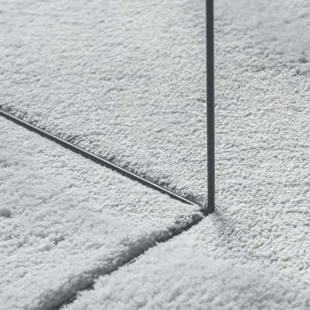 Zoninės kiliminės dangos HUARTE Pilka 80 x 150 cm Poliesteris