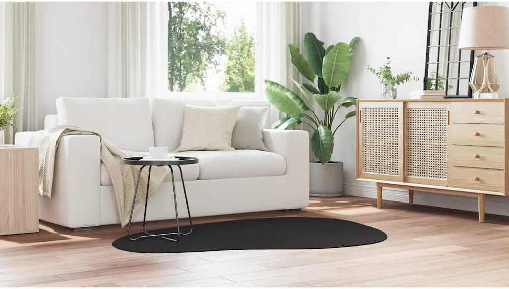 Kilimas HUARTE Juoda 120 x 170 cm Poliesteris