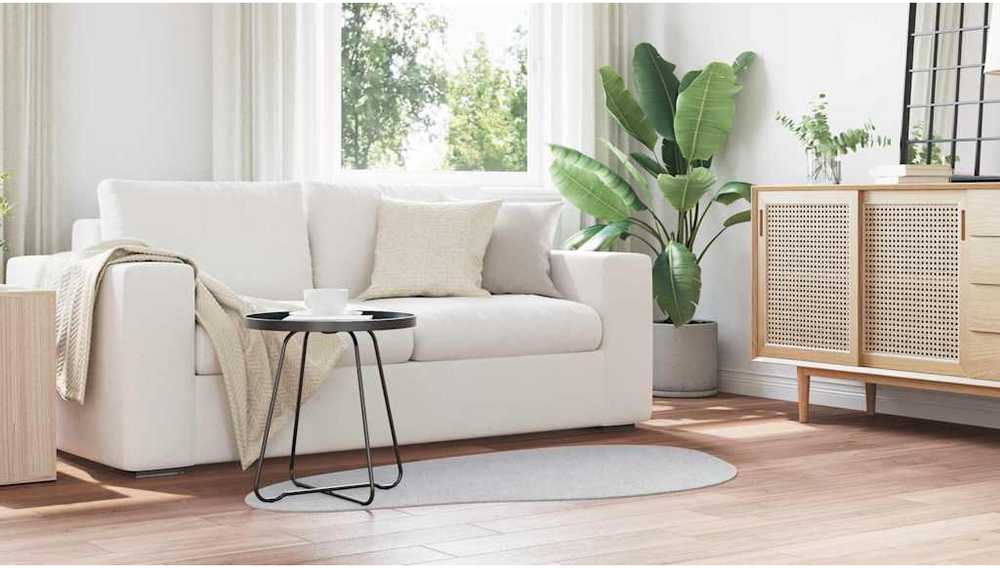 Kilimas HUARTE Pilka 80 x 150 cm Poliesteris