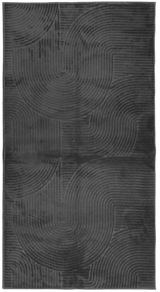 Kilimas IZA, antracito, 80x150cm, trumpi šereliai