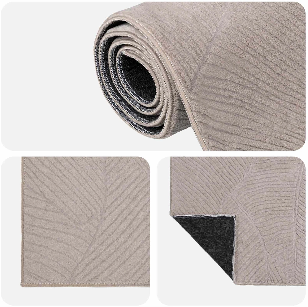 Kilimas IZA Smėlio 120 x 170 cm 100% poliesteris Žemo plauko