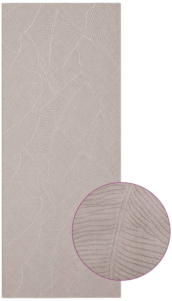 Kilimas IZA Smėlio 80 x 200 cm 100% poliesteris Žemo plauko