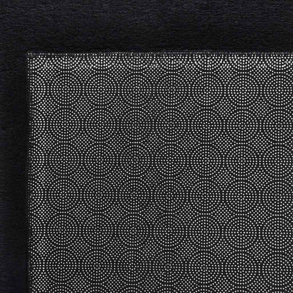 Kilimas, juodas, 160x230cm, skalbiamas, trumpi šereliai