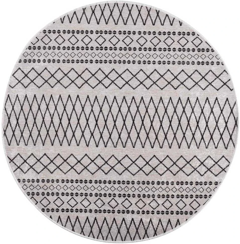 Kilimas, juodos ir baltos spalvos, 120cm, neslystantis