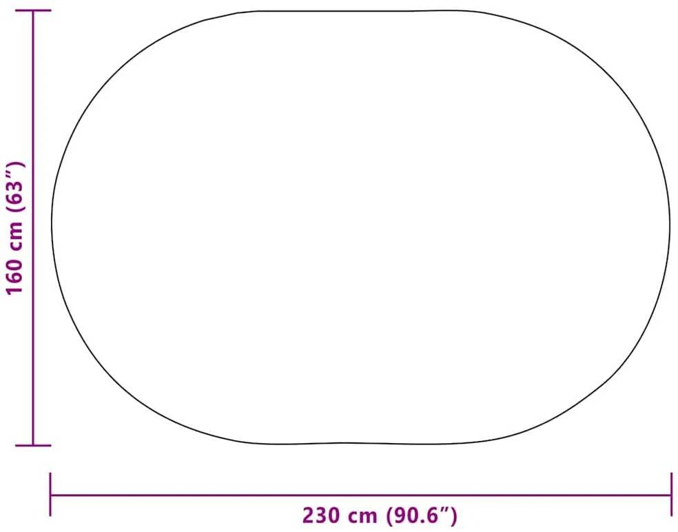 Kilimas ZIZUR Kreminė 230 x 160 cm Polipropilenas