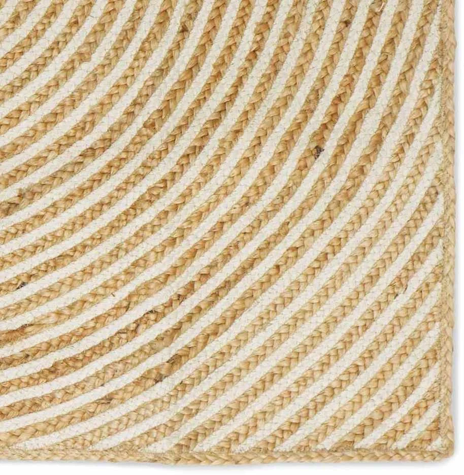Kilimas Balta 120 x 170 cm Džiutas