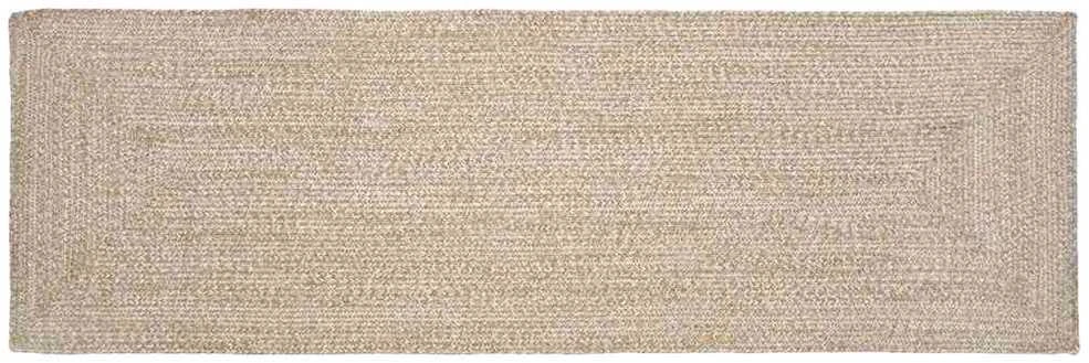 Kilimas Natūrali ir balta 60 x 200 cm Džiutas, modelis - 42010467, žema ...