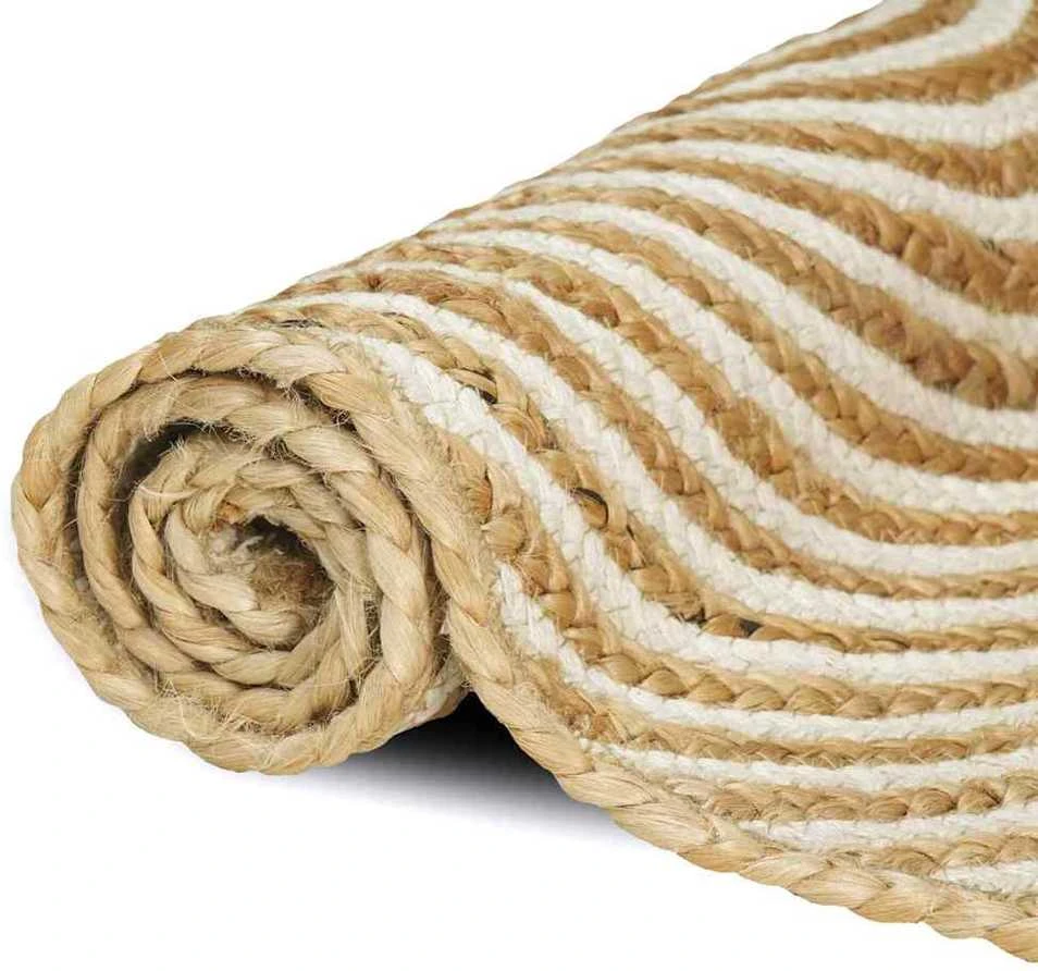 Kilimas Balta 60 x 300 cm Džiutas