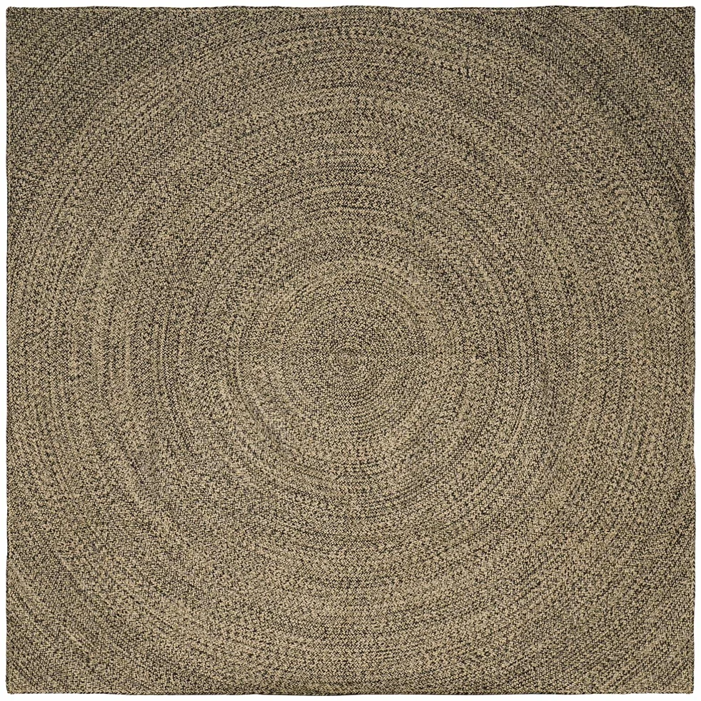 Kilimas Natūrali ir juoda 300 x 300 cm Džiutas
