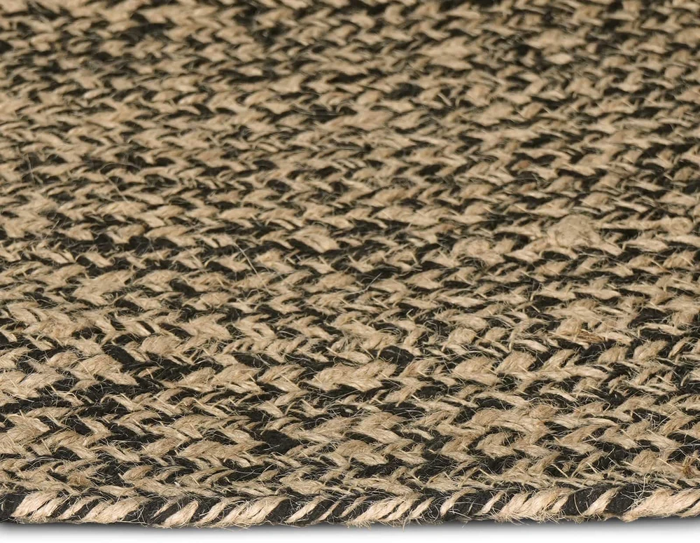Kilimas Natūrali ir juoda 300 x 300 cm Džiutas