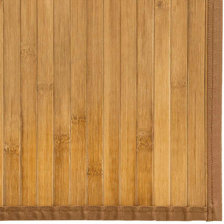 Kilimas, natūralios spalvos, 70x200cm, bambukas, stačiakampis