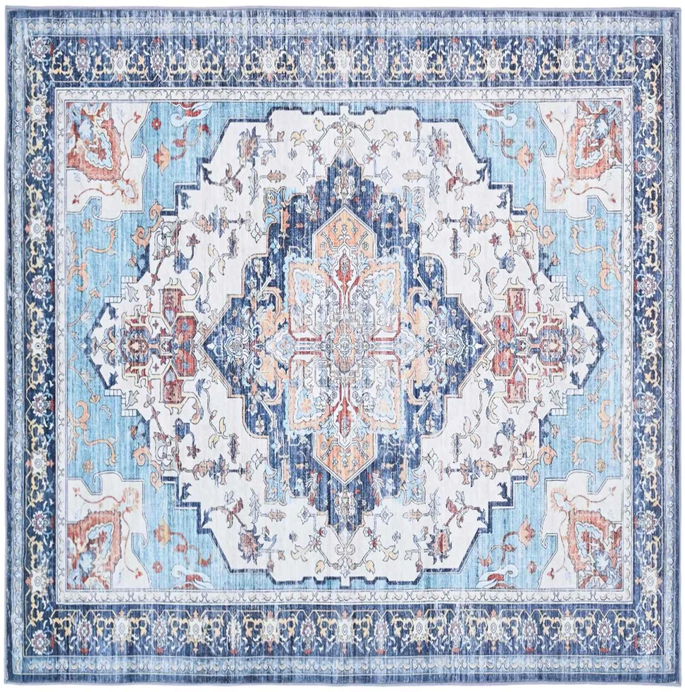Kilimas ORIZ Įvairiaspalvis 200 x 200 cm 100% poliesteris