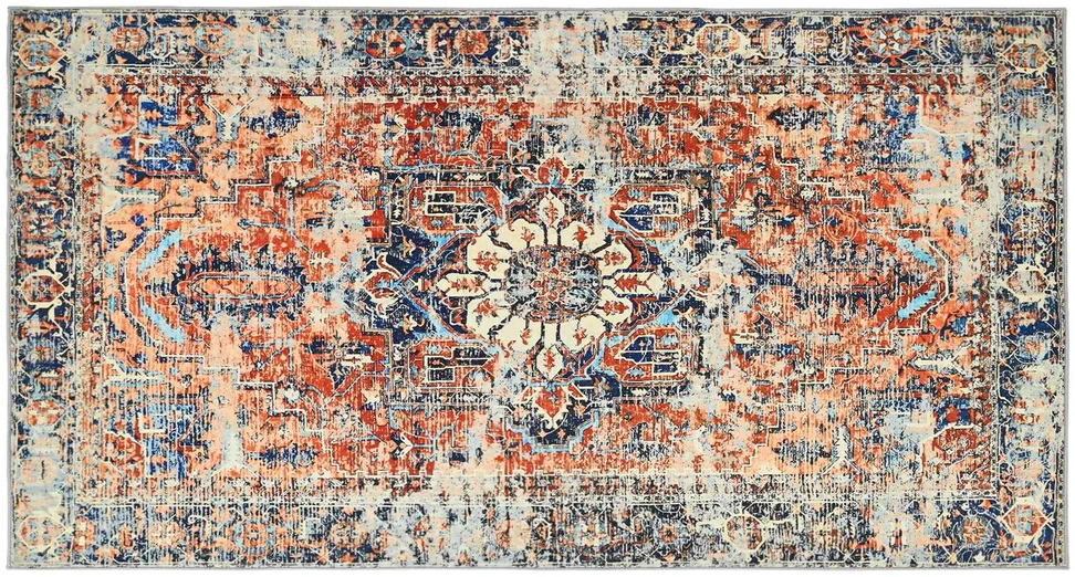 Kilimas ORIZ Oranžinė 80 x 150 cm 100% poliesteris