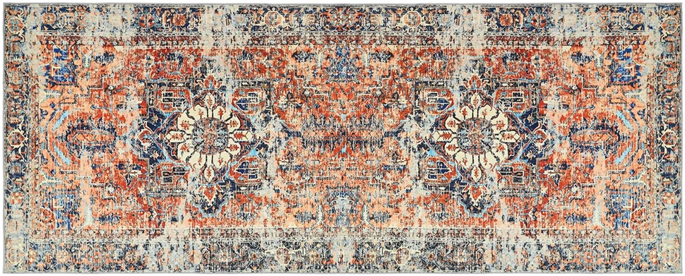 Kilimas ORIZ Oranžinė 80 x 200 cm 100% poliesteris