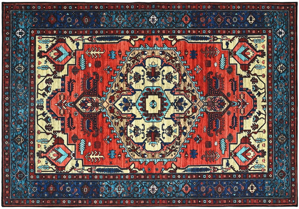 Kilimas ORIZ Raudona 160 x 230 cm 100% poliesteris