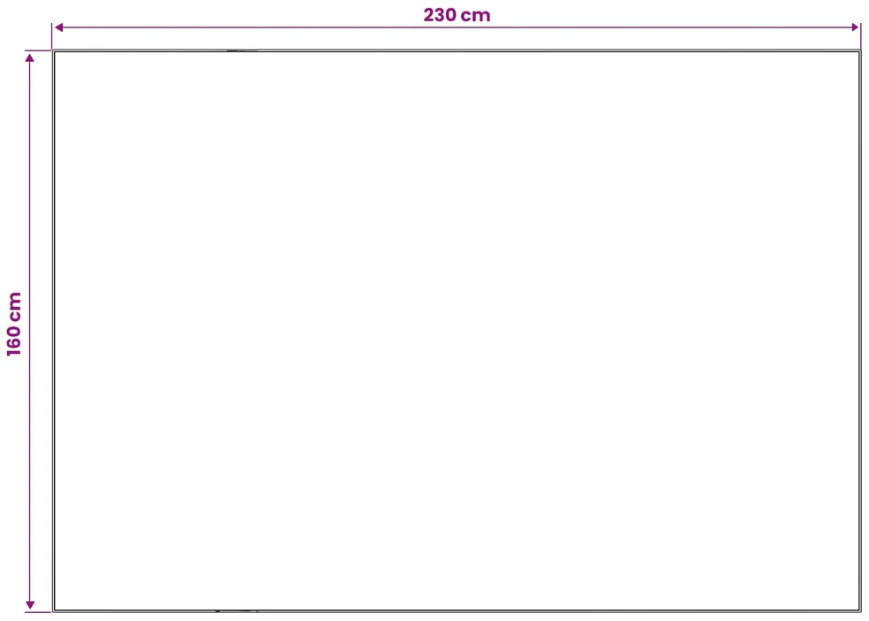 Kilimas ORIZ Raudona 160 x 230 cm 100% poliesteris