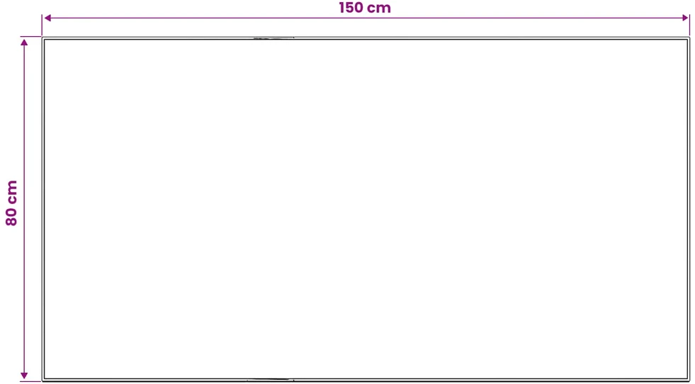 Kilimas ORIZ Ruda 80 x 150 cm 100% poliesteris